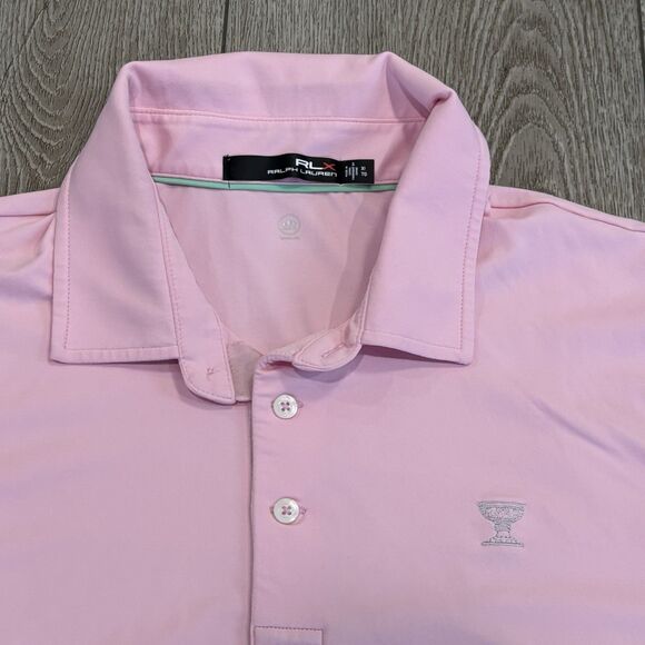 Ralph Lauren RLX Golf Polo Shirt Mens XL Pink Performance Stretch Preppy Casual - Picture 1 of 7